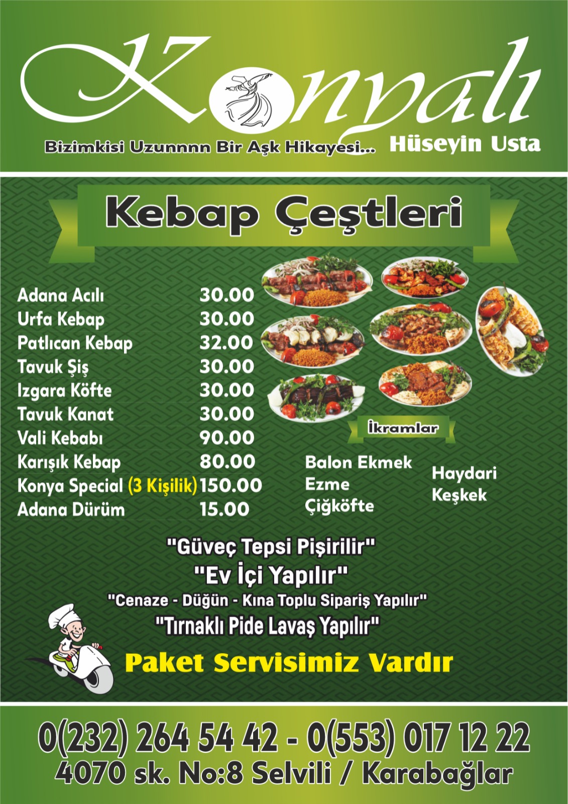 izmir pide kebap döner dürüm broşür el ilanı magnet kolonyalı mendil yaptır fiyatları