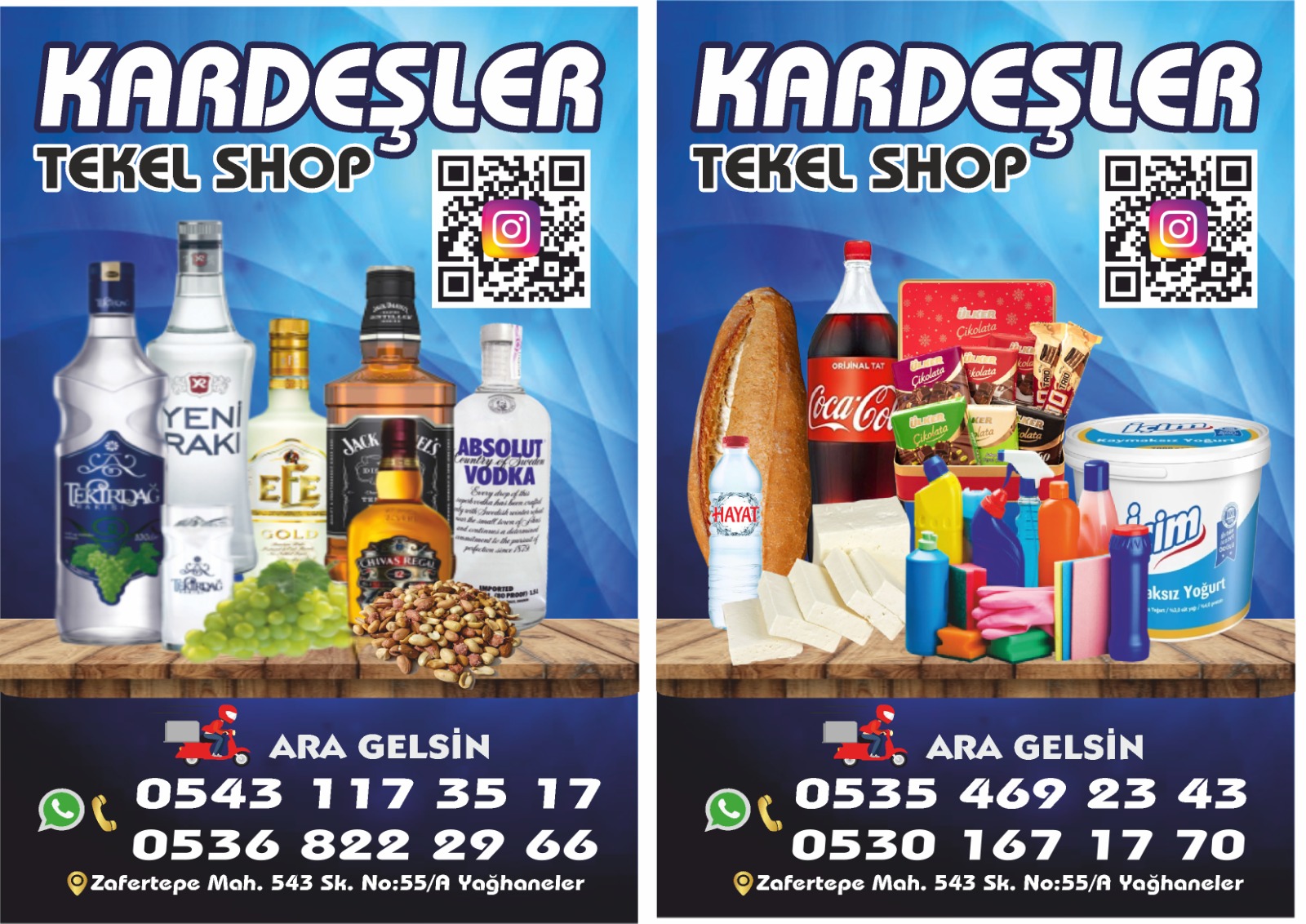 izmir tekel shop tekel market broşür magnet kartvizit  baskı