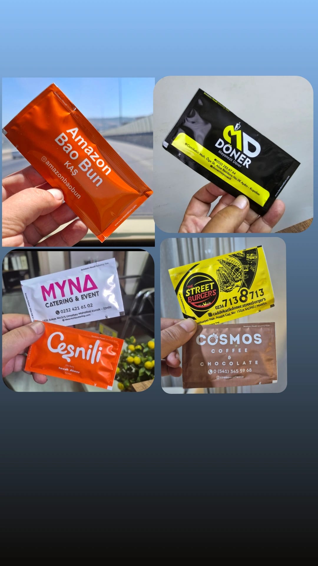 kıbrıs baskılı ıslak mendil