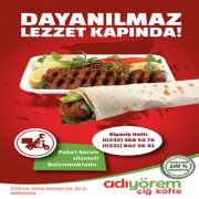 izmir çiğ köfte el ilanı broşür yaptır fiyat