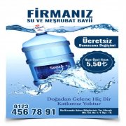 izmir damacana su el ilanı broşür yaptır fiyat