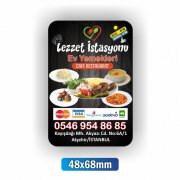 izmir ev yemekleri magnet örnekleri   baskı sipariş