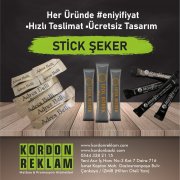 izmir  kuşadası bodrum çeşme urla seferihisar baskılı stickşeker esmerşeker