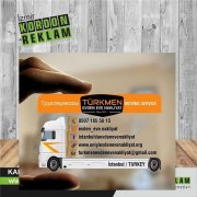 karşıyaka baskılı şeffaf kartvizit