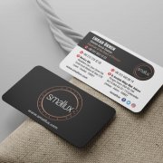 ÖZEL KESİM OVAL KESİM  KABARTMALI KARTVİZİT