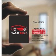 ŞEFFAF PLASTİK PVC KARTVİZİT BASKI
